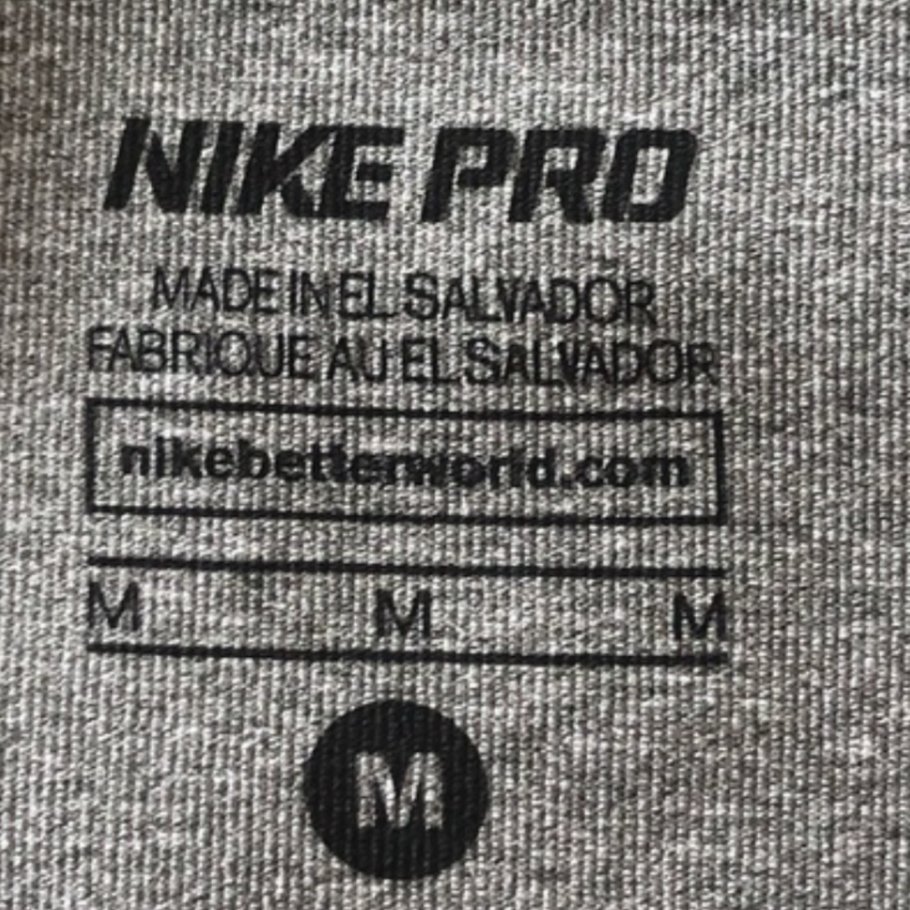 Nike Pro Grey Racerback Tank size Medium - Picture 6 of 8